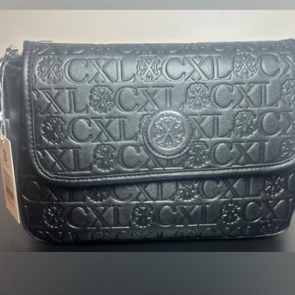 Black Embossed Women's Bag
